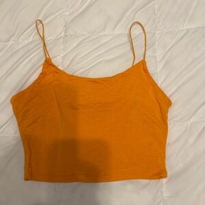 Garage Orange Spaghetti Strap Cropped Camisole